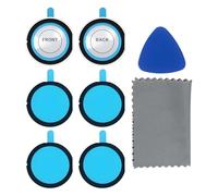 YINETTECH 1 paire de protections d'objectif d'appareil photo 34 x 10 mm compatible avec Insta360 X3 Dual-Lens