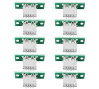 YINETTECH 10pcs Connecteurs USB 2.0 Type A Femelles à Monter sur Panneau Conception Réversible Type à Souder 480 Mbps pour Appareils Mobiles Ordinateurs Portables Tablettes Périphériques