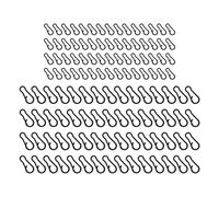 YINETTECH 120pcs Clips à Changement Rapide pour Pêche 13mm 9mm Matériel de Pêche à la Carpe Émerillons Snap Gréement Lien Clips Carpe Terminal de Pêche Matériel pour Eau Douce Salée