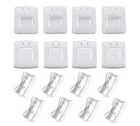 YINETTECH 16pcs Attaches de Boucle Siège Voiture Rail Coureur Curseur Guide Clips Ensemble 435881203A Compatibles avec MK1 MK2 MK3
