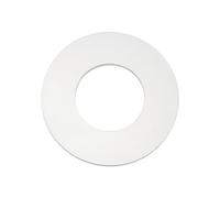 YINETTECH 1pc Robinet de Cuisine Grande Base Réparation Rondelle Aluminium 70 X 35 X 3mm Accessoires de Réparation de Robinet Rondelle Plate pour Robinet Douche Fix Argent