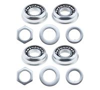 YINETTECH 2 Ensembles Boîtiers de Pédalier Remplacement Tasses Pressfit 5/16" Roulements à Cage Support de Pédalier Courses Vissées Accessoires pour Croiseur de Plage Lowrider