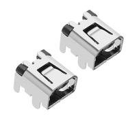 YINETTECH 2 Pièces de Rechange pour Réparation Prise de Courant à Broche Droite Port de Charge Compatible avec 2DS DSi DSi XL Connecteur Prise d'alimentation