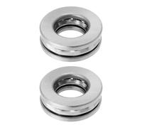 YINETTECH 2 Pièces Roulements à Billes de Butée 51203 avec Rondelles Alésage de 17 Mm Diamètre Extérieur de 35 Mm Épaisseur de 12 Mm Compatible avec Ifor Williams Knott Poignée