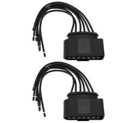 YINETTECH 2 x Kit de réparation de connecteur de voiture 6 broches 1J0973726 Compatible avec VW Compatible avec Audi