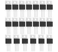 YINETTECH 20 Lot Transistors PNP TIP42C Amplificateur Commutation TO-220 Transistor Faible Puissance Projet électronique Bricolage Circuit Communication Micro-Ondes Circuit Charge