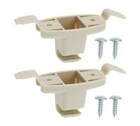 YINETTECH 2pcs Crochet de Support Pare-Soleil de Voiture Clip de Pare-Soleil Retenue de Pare-Soleil Crochet en Plastique Pare-Soleil de Voiture 51168243575 Compatible avec BMW E46 323i 323Ci