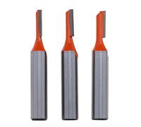 YINETTECH 3pcs Jeu de Fraises à Rainurer 8mm Fraise à Bois en Acier au Carbone Fraise à Bois Outils de Fraisage du Bois Diamètre de Coupe 3mm/ 4mm/ 5mm