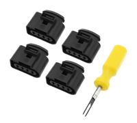 YINETTECH 4 Pièces Kit de Réparation de Connecteur de Bobine d'allumage avec Outil 4B0973724 Compatible avec Audi