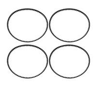 YINETTECH 4PCS HTD 225-3M-6 Lot de 4 courroies de distribution sans fin en caoutchouc 75T 225MM Longueur de pas x 6mm Largeur Courroies d'entraînement synchrone à boucle fermée Courroie de