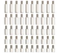 YINETTECH 50 Pcs de Goujons Filetés M4 Mâle à Femelle 6+6Mm 8+6Mm 10+6Mm 12+6Mm 15+6Mm PCB Pilier Long Hexagonal en Acier Au Carbone Nickelé Goujons D'espacement