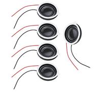 YINETTECH 5pcs 23mm Haut-parleurs Intérieurs Remplacement Haut-parleurs Magnétiques Micro Accessoires de Haut-Parleur Interne pour Jouets électroniques Bricolage Haut-parleurs Multimédia Radio 1W 8?