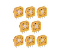 YINETTECH 8pcs 3 Broches 3D Joystick Potentiomètre de Coupe Potentiomètre de Coupe Résistance Module de Doigt Compatible avec PS3 Compatible avec PS4, Orange