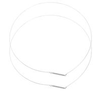 YINETTECH 925-HPW Lot de 2 rouleaux de serrage pour porte de machine à laver Diamètre de 35 cm