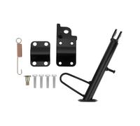 YINETTECH Béquille Latérale Robuste de 20 Cm pour Moto Voiture électrique Et Vélo (Noire)