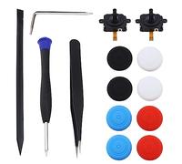 YINETTECH Ensemble de Manettes Analogiques Compatible avec Oculus Quest 2 Contrôleurs VR 3D Manette Analogique Outil de Réparation Accessoires de Remplacement