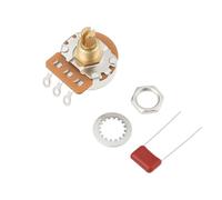 YINETTECH Kit Potentiomètre à Axe Fendu Volume Tonalité 250k Compatible avec Fender Stratocaster