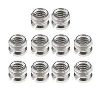 YINETTECH Lot de 10 adaptateurs filetés de 1/4" à 3/8" pour trépied d'appareil photo à tête sphérique Support flash