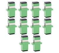 YINETTECH Lot de 10 adaptateurs SC monomode fibre optique SC femelle vers SC femelle APC Coupleur réseau Internet Connecteur Extender avec panneau de montage