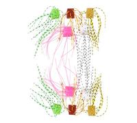 YINETTECH Lot de 10 leurres de pêche en forme de dés 13 mm compatibles avec la pêche au saumon