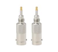 YINETTECH Lot de 2 Adaptateurs d’Antenne bnc à Broche Plaquée Or Compatible avec Motorola GP340 GP360 GP350 GP344