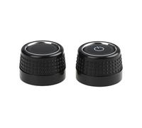 YINETTECH Lot de 2 Boutons de Clignotant Gauche/Droite pour Autoradio de Voiture 19D035280 5GD035280C Compatibles avec VW RCD360 Et RCD360PRO