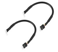 YINETTECH Lot de 2 Câbles Adaptateurs Audio pour Panneau Avant Compatible avec Creative Les Cartes Son SB0220 SB0240 Et SB0670