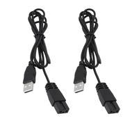 YINETTECH Lot de 2 câbles de charge USB pour aspirateur de piscine 1,2 m 5 V 1 A 2 broches compatibles avec Bestway Compatible avec Lay-z-spa