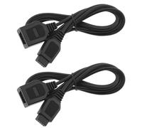 YINETTECH Lot de 2 câbles d'extension pour console de jeux 9 broches - 1,8 m - Compatible avec Sega 2 Génération - Compatible avec Genesis Host