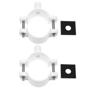 YINETTECH Lot de 2 colliers de serrage blancs de 6,35 mm à connexion rapide pour système d'osmose inverse, filtres à eau, colliers de serrage avec tampon éponge