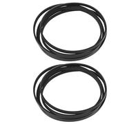 YINETTECH Lot de 2 courroies de tambour de rechange 341241 compatibles avec Whirlpoo Compatible avec Kenmore 695055 694868 31531589 660997 W10127457 PS346995 Noir