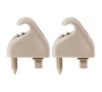 YINETTECH Lot de 2 crochets de fixation pour pare-soleil de voiture 74348-34010-A0 compatibles avec Toyota Land Cruiser Prado 120 LC120