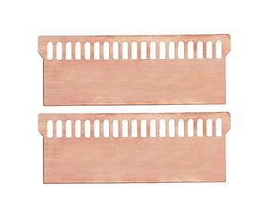 YINETTECH Lot de 2 dissipateurs thermiques de rechange en cuivre pour ordinateur portable compatible avec DDR1 DDR2 DDR3 DDR4 Barre de dissipation thermique pour refroidissement de la mémoire PC