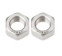 YINETTECH Lot de 2 écrous de poulie de ventilateur de tondeuse à gazon 1/2-20 UNF en acier inoxydable compatible avec Hydro Gear Transaxle 72237