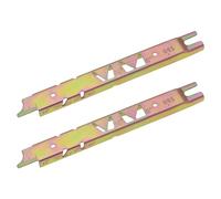 YINETTECH Lot de 2 jauges de limage pour tronçonneuse 1110 893 4000 - Jauge de profondeur de chaîne adaptée pour chaîne de tronçonneuse 1/4" 3/8" 0,8 cm 3/8"