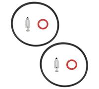 YINETTECH Lot de 2 Kits de Cuvette de Carburant de Carburateur avec Ensemble de Flotteur Compatible avec Briggs & Stratton 231855 281165S 69225 497535