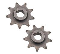 YINETTECH Lot de 2 pignons à 9 dents pour chaîne de vélo - Pignon de pignon électrique - Moteur de pignon synchrone pour moteurs à engrenages 1016Z2 Z3