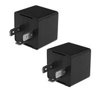 YINETTECH Lot de 2 Relais de Clignotants à 3 Broches 111953227D DC12 V 20 A enfichables compatibles avec Beetle Karmann GHIA Relais de Clignotants Automobiles Relais de Clignotants électroniques LED