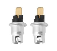 YINETTECH Lot de 2 Supports D'ampoule en Métal BA9S pour Tableau de Bord Compatible avec Smiths Et Compatible avec VDO Les Jauges 989 233 BA9