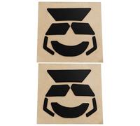 YINETTECH Lot de 2 tapis de souris Bluetooth compatibles avec Logitech MX518 V1 MX500 MX510 MX700 MX900 Noir