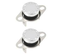 YINETTECH Lot de 2 Thermostats Ventilateur pour Four ksd301 263410018 70°c 250v/10a Compatible avec Blomberg Fours Cuisinières replace OEM 263410018