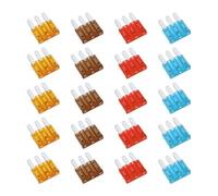 YINETTECH Lot de 20 fusibles plats RV 5A-15 A APT ATR Micro 3 broches pour voiture, camion, éclairage automobile