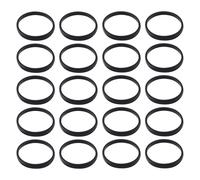 YINETTECH Lot de 20pcs Pneus de Traction en Caoutchouc pour Trains Miniatures 17x15x2mm X8101 Compatible avec Hornby L6241 L5716