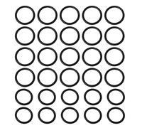 YINETTECH Lot de 30 Joints Toriques de Rechange pour Nettoyeur Haute Pression Dimensions 20x25x2,5 Mm Et 17x22x2,5 Mm pour Raccord Rapide.