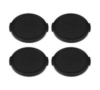 YINETTECH Lot de 4 Bouchons d'objectif en Plastique à Pincement Latéral Adaptés Aux Objectifs avec Filetage de Filtre de 62 Mm