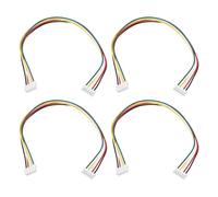 YINETTECH Lot de 4 câbles de connecteur femelle à 5 broches 26 AWG 20 cm pour modèle de drone de voiture télécommandée compatible avec modèle JST EH2,5 mm