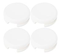 YINETTECH Lot de 4 capuchons analogiques de rechange compatibles avec Nintendo 3DS 2DS 3DS XL 2DS XL LL Blanc