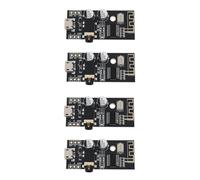 YINETTECH Lot de 4 Modules de Lecteur Audio MP3 sans Fil Bluetooth 4.2 5 V USB MH-M28 Port Audio 3,5 Mm