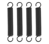 YINETTECH Lot de 4 ressorts d'extension de rechange de 95 mm en acier à double crochet pour table basse relevable, réparation à domicile, noir