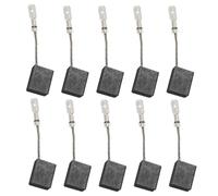YINETTECH Lot de 5 paires de balais de charbon pour moteur électrique - 8 x 12,5 x 15 mm - Compatible avec Metabo WE17-125/150 Quick